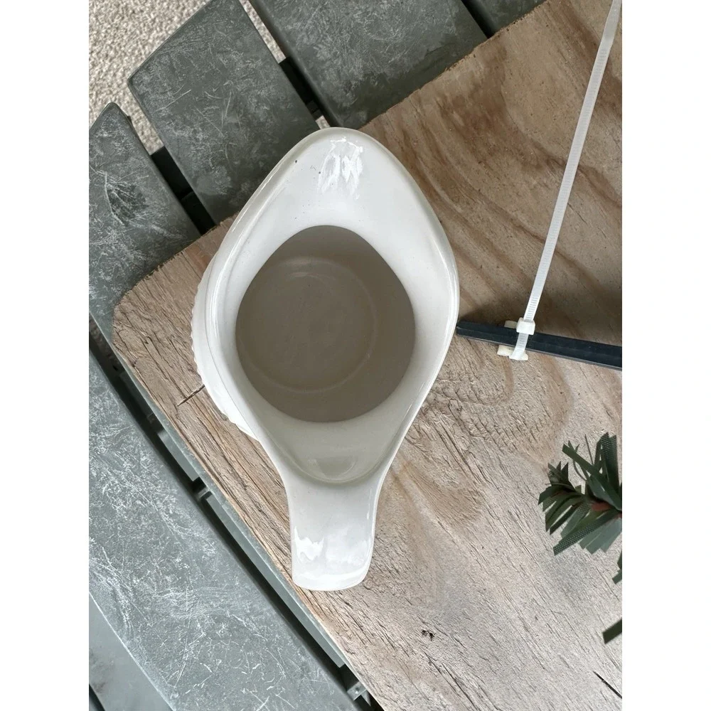 PFALTZGRAFF Laralynn Stoneware Collection 12oz Creamer White With‎ Flower Design